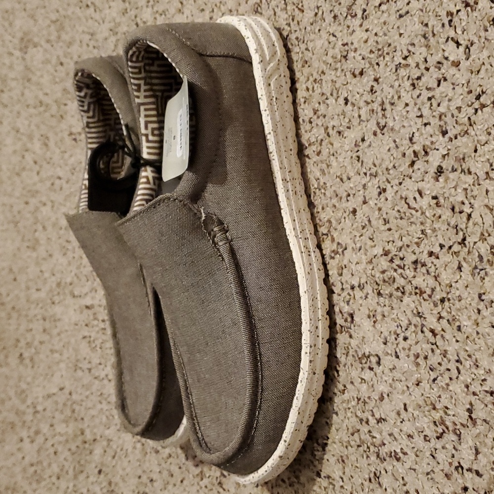 💥 3/$30 George Memory Foam Hey Dude Style Canvas Loafer Slip on Beach Shoes - Picture 4 of 9